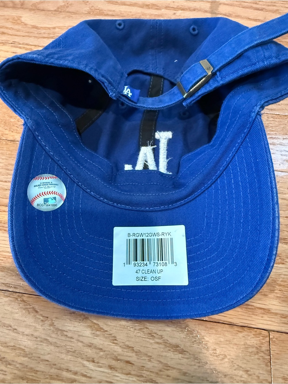 Los Angeles Dodgers '47 Hat Navy Blue One Size - Picture 8 of 8